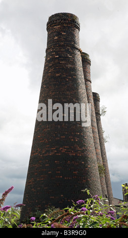 Acme Mergel Flasche Töpferöfen am Cobridge Stoke on Trent Staffordshire Foto von John Keates Stockfoto