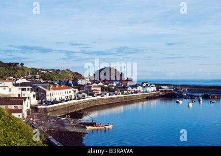 Dorf der Lages do Pico Pico Insel Azoren Portugal Stockfoto