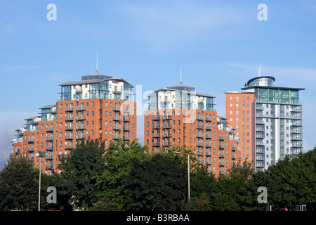 Leeds City Apartments, Yorkshire Stockfoto