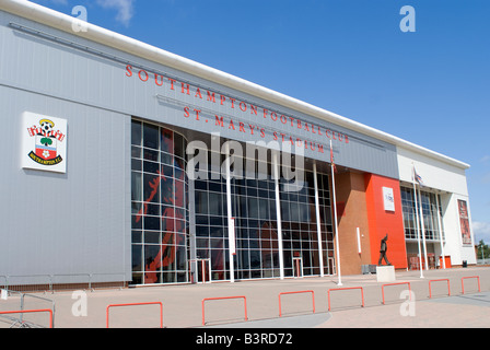 Str. Marys Stadion Heimat des Southampton Football Club auch bekannt als The Saints Stockfoto