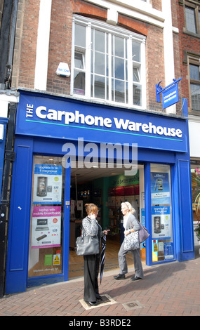 Carphone Warehouse Shop in Shrewsbury Stockfoto