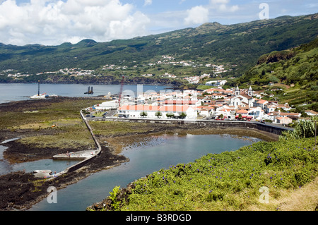 Dorf der Lages do Pico Pico Insel Azoren Portugal Stockfoto