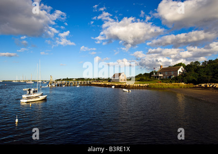 Chatham Harbor malerische Chatham Cape Cod MA USA Stockfoto