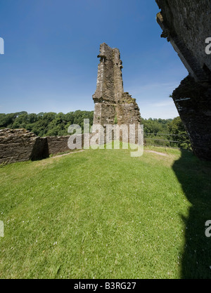 die Burgruine von Berry Pomeroy Totnes devon Stockfoto
