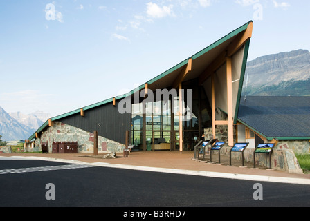 Saint Mary Besucherzentrum in Glacier Nationalpark Stockfoto