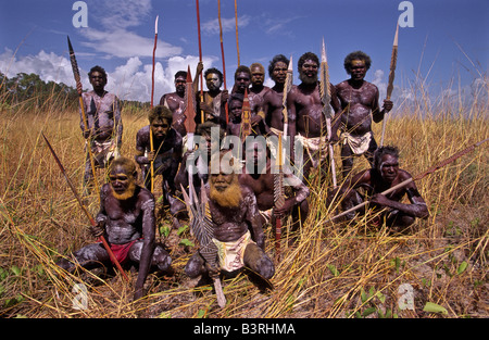 Aborigines, Tiwi Islands, Australien Stockfoto