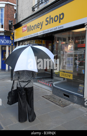 Die Geld-Shop in Shrewsbury Stockfoto