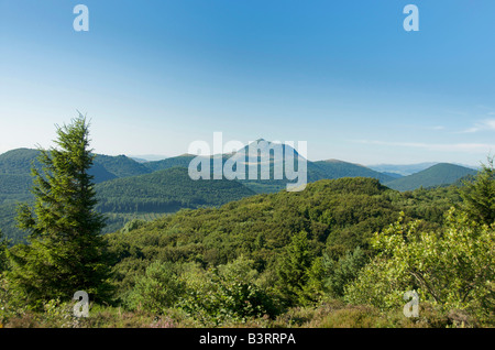 Der Puy de Dome, Vulkan in der Auvergne. Frankreich Stockfoto