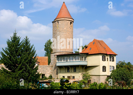 Deutschland, Bayern, Dinkelsbühl, Altstadt von Dinkelsbühl, Bayern, Deutschland Stockfoto