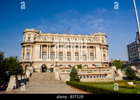 Bukarest Rumänien 2008 Cercul Militar National Kunstgalerie erbaut 1876 von Calai Victorai Straße Stockfoto