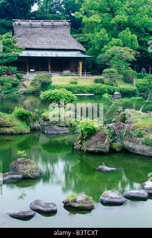 Asien, Japan, Kumamoto, Suizenji Koen Stockfoto