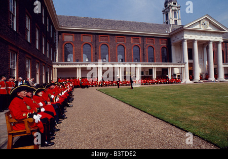 England, London, Royal Hospital Chelsea. Chelsea Rentner im Founders Day Stockfoto