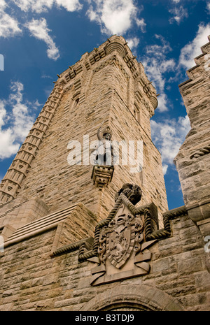 Wallace Memorial Tower Stirling in Schottland. Gebaut, wo William Wallace besiegte die Engländer in der Schlacht von Stirling Bridge Stockfoto