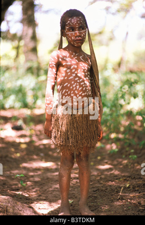 Ozeanien, Indonesien, Irian Jaya. Die Dani Menschen. Stockfoto