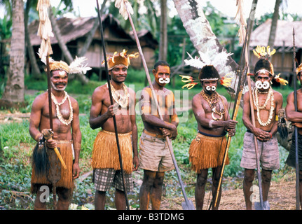 Indonesien Irian Jaya. Indigenen Völker. Stockfoto