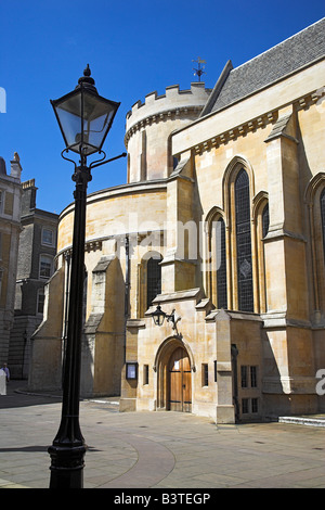 England, London, Temple Church. Temple Church ist eine späte 12. Jahrhundert Kirche ursprünglich gebaut als Teil einer Klosteranlage Stockfoto