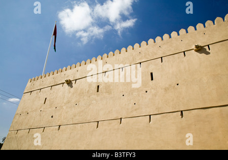 Oman, Sharqiya Region Al Minitrib. Al Minitrib Fort Stockfoto