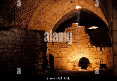 Asien, Syrien. Krak De Chevaliers. Stockfoto