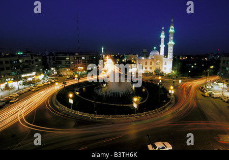 Asien, Syrien, Damaskus. Abdullah bin Rowaha Moschee. Stockfoto