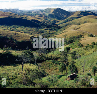 Tansania, bilden eine dramatischere östliche Grenze Afrikas Great Rift Valley, die Livingstone-Berge, eine südliche Verlängerung der Stockfoto