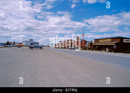 Kanada, Churchill. Main Street. Stockfoto