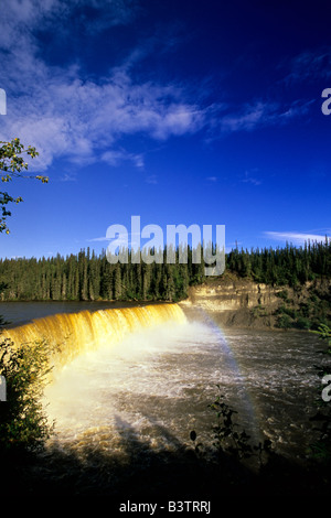 Lady Evelyn Falls Territorial Park Nordwest-Territorien Stockfoto