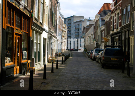 Europa, Niederlande (aka Holland), Dordrecht. Älteste Stadt in den Niederlanden im Jahre 1220 gechartert. Stockfoto