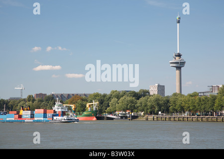 Turm der Euromast, Rotterdam, Niederlande Stockfoto