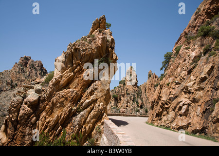 Les Calanches Corse du Sud-Frankreich Stockfoto