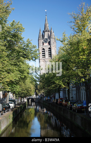 Oude Kerk (alte Kirche), Delft, Niederlande Stockfoto