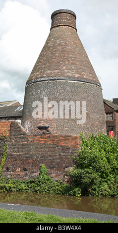 Keramik Flasche Brennofen Ofen Longport Stoke-on-Trent Stockfoto