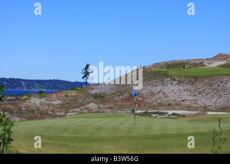 Chambers Bay Golf Course: der USGA vor kurzem den Namen Chambers Bay als Standort für die US Open 2015 und 2010 US Amateur Championship. Stockfoto