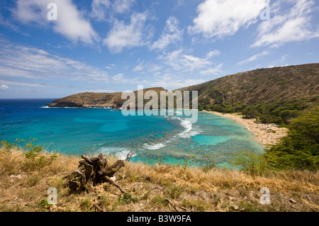 Hanauma Bay Oahu Pazifik Hawaii USA Stockfoto