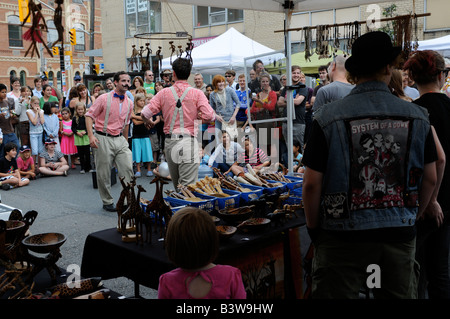 Der Kreuzung Arts Festival, Toronto, Ontario, Kanada Stockfoto