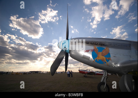 P51 Mustang WW2 Kämpfer CAC CA-18 MK21 Mustang Stockfoto