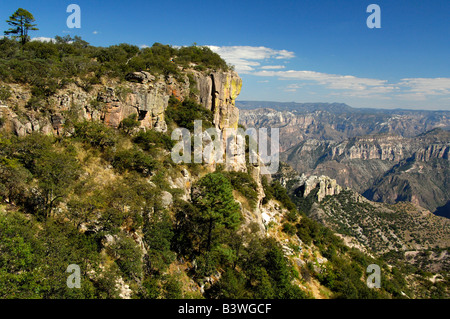 Mexiko, Bundesstaat Chihuahua, Copper Canyon. Stockfoto