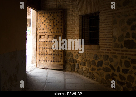 Pasadizo del Ayuntamiento oder Rathaus Passage TOLEDO Kastilien La Mancha Region Spanien Stockfoto