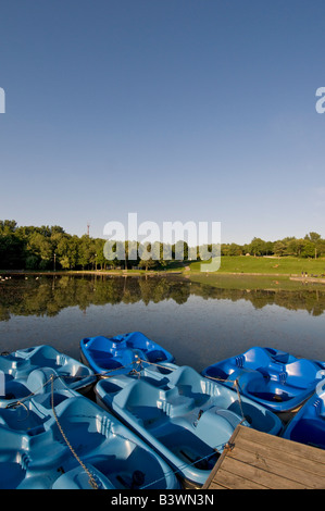 Biber-See (Lac des Rollen) Mount Royal Park Montreal Stockfoto