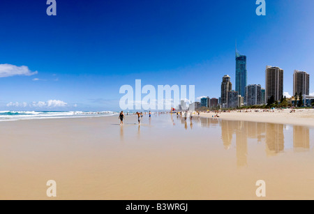 Surfers Paradise Gold Coast Australien hohe Auflösung panorama Stockfoto