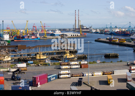 Dublin-docks Stockfoto