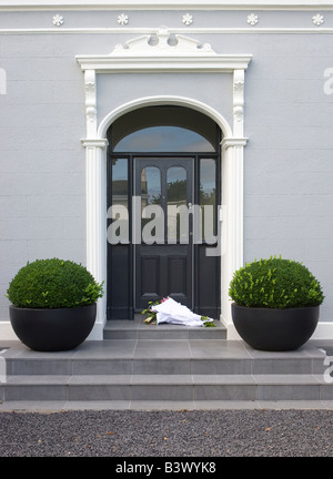 Haustür Eingang Stockfoto