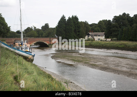 River Deben, Wilford Brücke, Melton, Suffolk, England Stockfoto