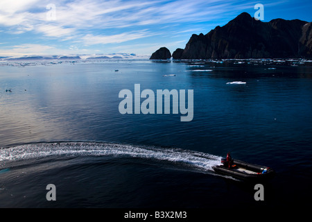 Boot auf dem Wasser Stockfoto