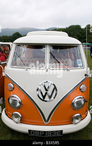 Volkswagen Typ 2 Transporter Wohnmobil Stockfoto