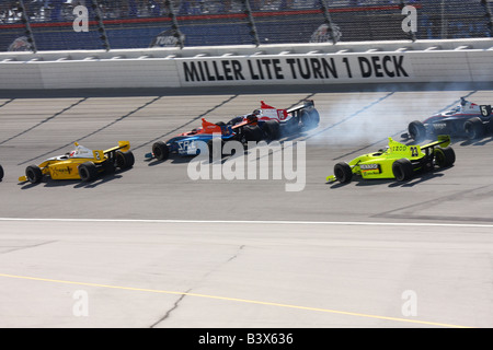 Indy Lights Racing Chicagoland Speedway Stockfoto