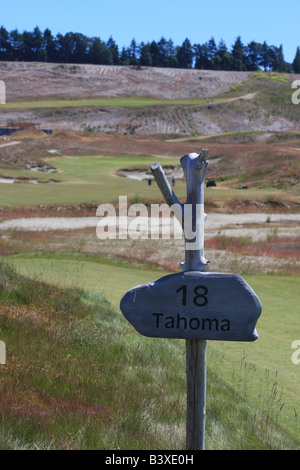 Chambers Bay Golf Course: Der USGA benannt vor kurzem Chambers Bay als Standort für die US Open 2015 und 2010 US Amateur Championship. Stockfoto