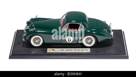 1949 Jaguar XK120 Renn-Auto-Modell Stockfoto