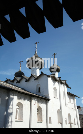 Dormitio-Kirche in das Solovetsky Kloster auf den Solovetsky Inseln im Weißen Meer, Russland Stockfoto