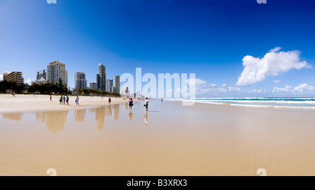 Surfers Paradise Gold Coast Australien hohe Auflösung panorama Stockfoto