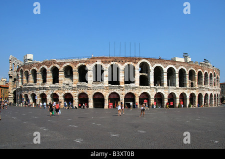 Römische Arena von Verona Stockfoto